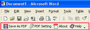 Convert DOC to PDF For Word software